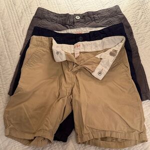 Boy's Casual Shorts - Tan, Gray, and Navy